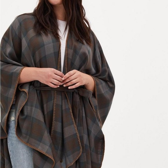 Torrid Other - Torrid Outlander Fraser Tartan Ruana/Blanket-Scarf-Coat